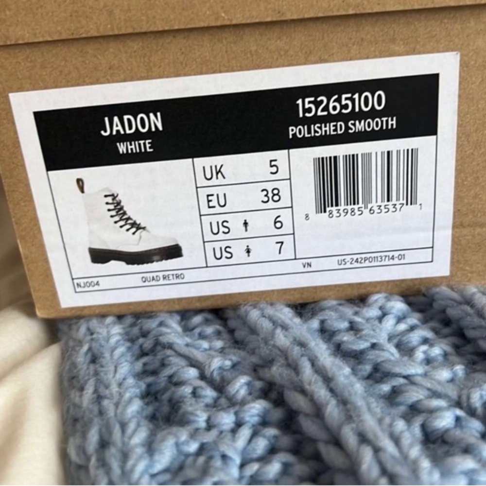 White Platform Doc Martens - Picture 4 of 6